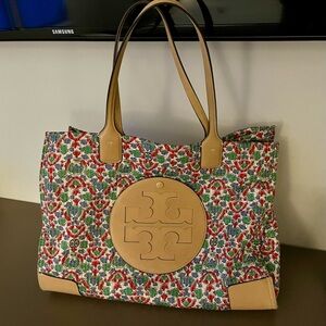 Tory Burch Floral Quilted Ella tote